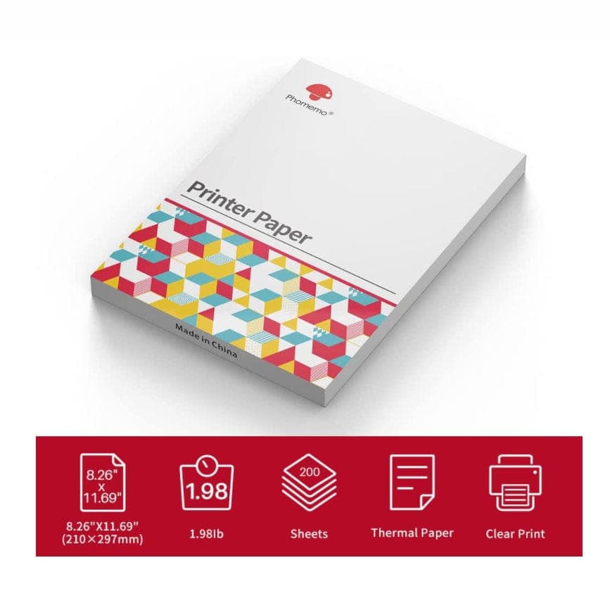 Phomemo M08F Letter & A4 Portable Printer
