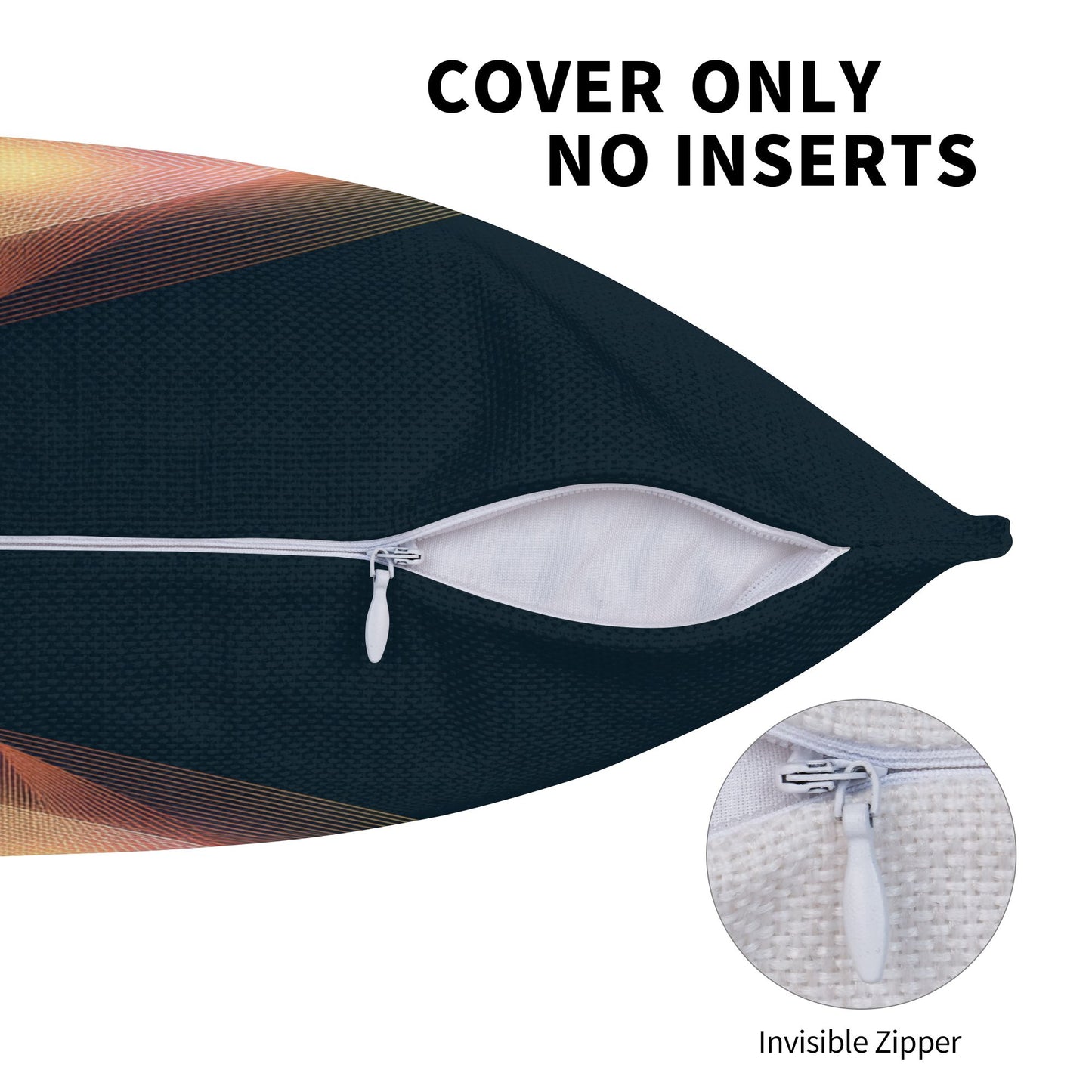 "Geometric Radiance" Creative Throw Pillow | Modern Geometric Pattern Illustration, Oversized