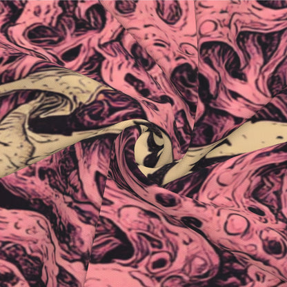 "Deep Sea Rule" Creative Throw Pillow | Unique Pink Tentacle Illustration, Oversized