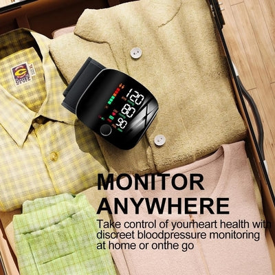 𝐀𝐮𝐭𝐨𝐦𝐚𝐭𝐢𝐜 𝐖𝐫𝐢𝐬𝐭 𝐁𝐏 𝐌𝐨𝐧𝐢𝐭𝐨𝐫™ - Clinically Accurate w/ Large Backlit Display, Adjustable Cuff, Voice Broadcast u0026 Case